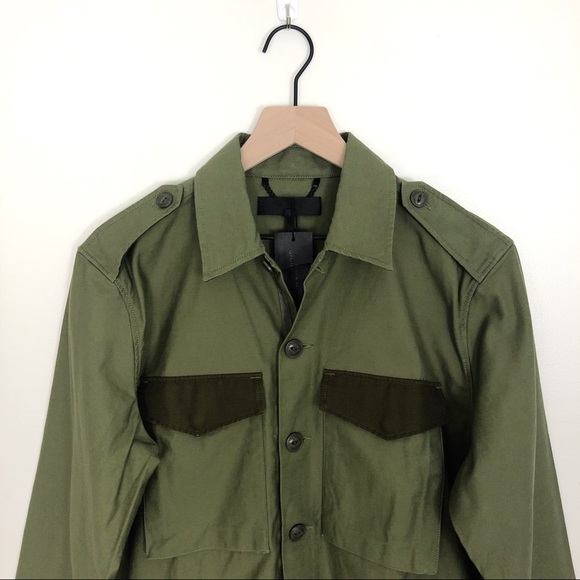 SOLD NWT Rag & Bone Button Military Shirt - Picture 3 of 8